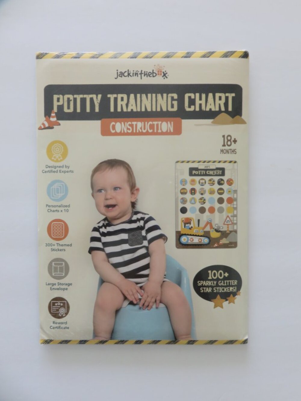 (#138) Jackinthebox Potty training chart Construction18+ months